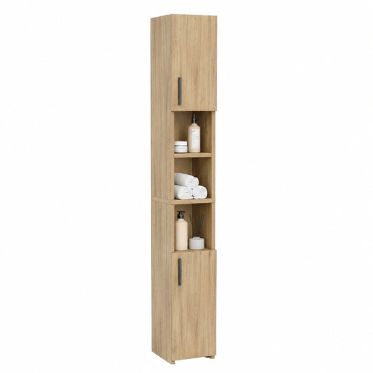 Ensemble de meubles de salle de bain, avec portes, en chêne, pour la salle de bain