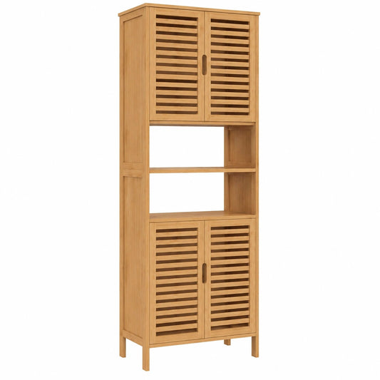 Armoire, en bambou, avec portes, pour la chambre