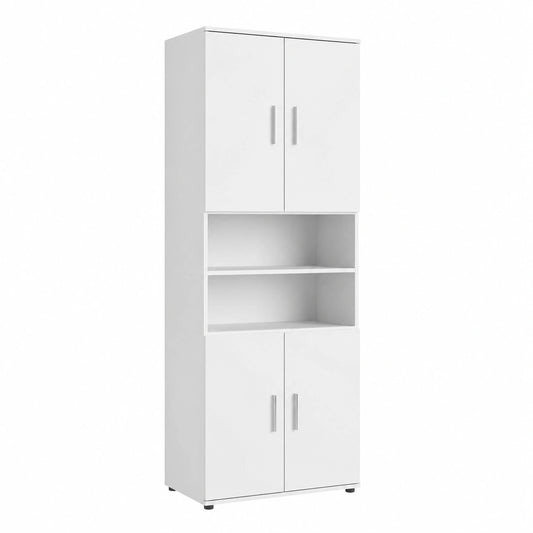 Armoire, avec rangement, 70 x 35 x 187 cm, coloris blanc, pour la chambre