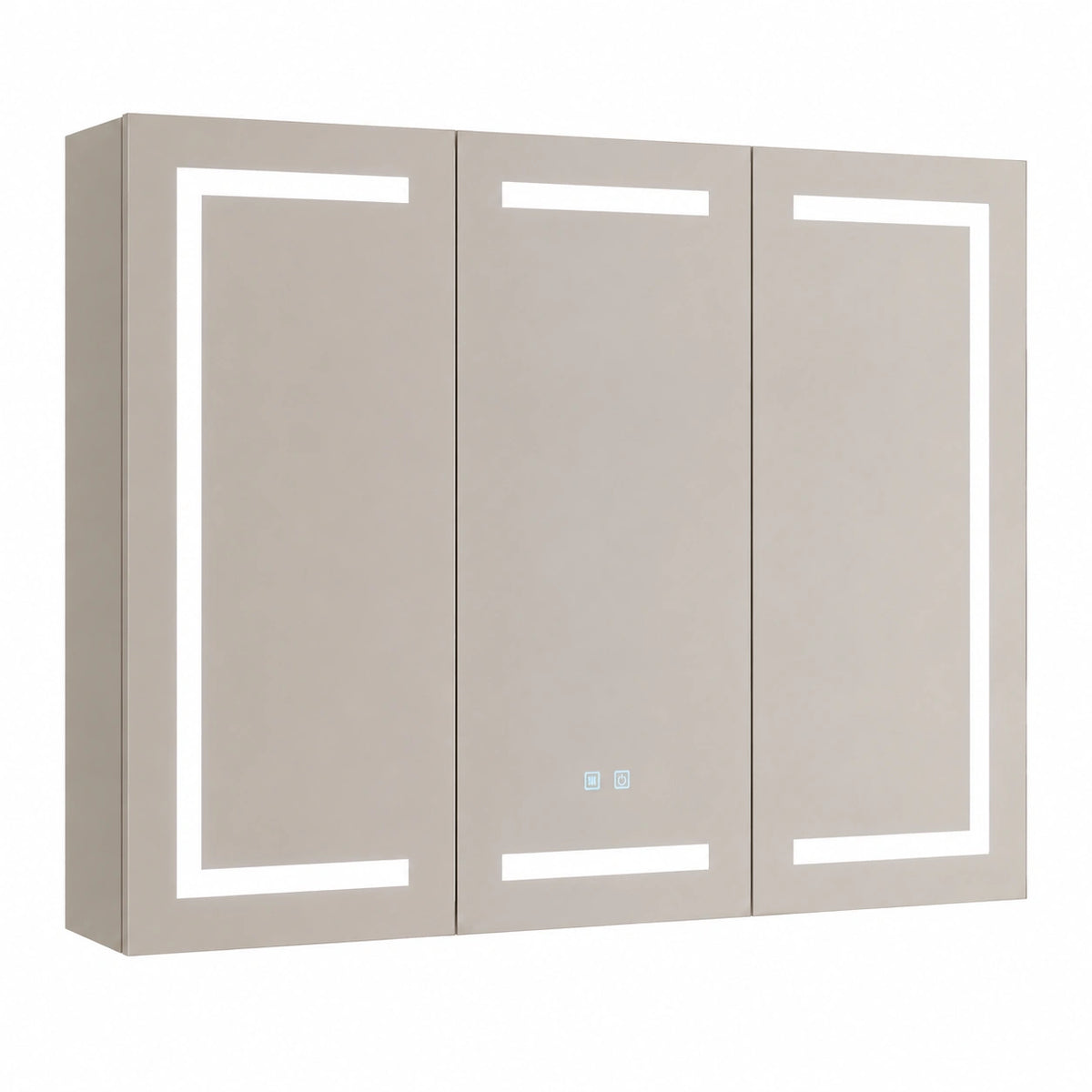 Armoire, avec éclairage LED, coloris blanc, 120 x 40 x 90 cm, pour la chambre